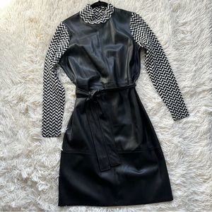 Ann Taylor faux black dress